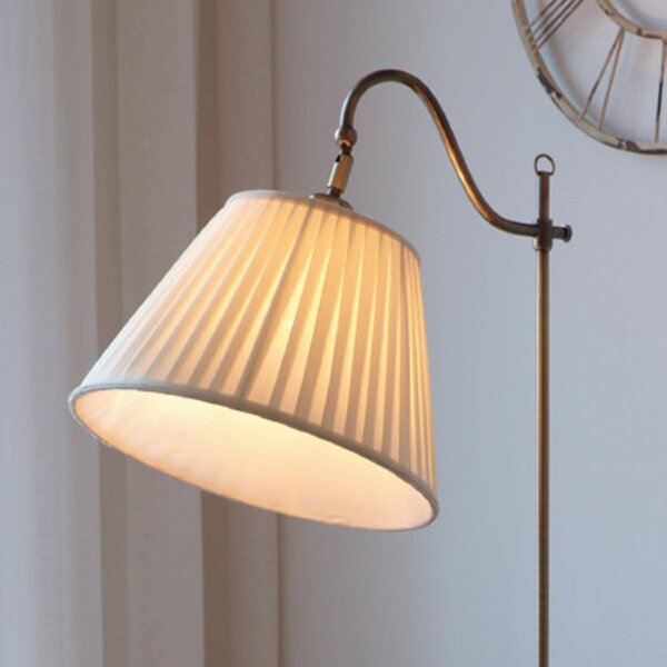 Markslöjd Lampa stojąca CHARLESTON, brązowy / mosiężny, salon / jadalnia, metal, antyczny