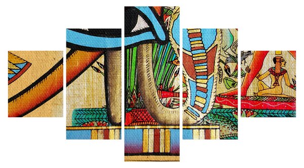 Obraz motywami egipskimi (125x70 cm)