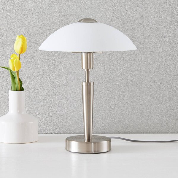 EGLO Lampka nocna do sypialni Solo 1, możliwość ściemniania, salon / jadalnia, metal, nowoczesny