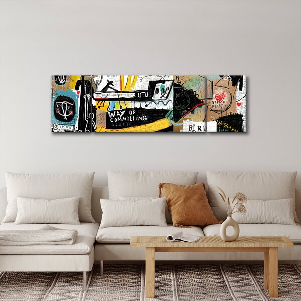 Obraz - Graffiti (170x50 cm)