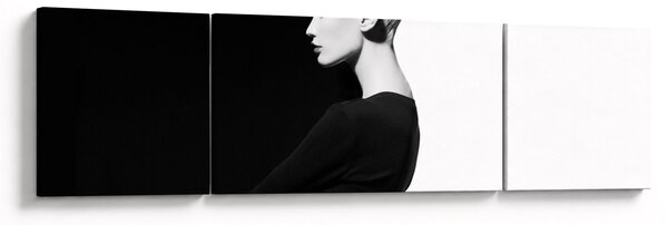 Obraz - Kobieta à la yin i yang (170x50 cm)