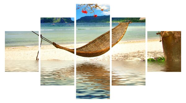 Obraz - Relaks na plaży (125x70 cm)