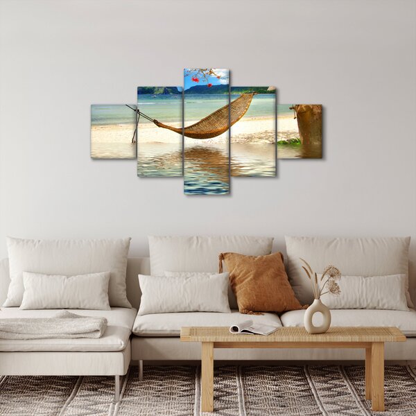 Obraz - Relaks na plaży (125x70 cm)
