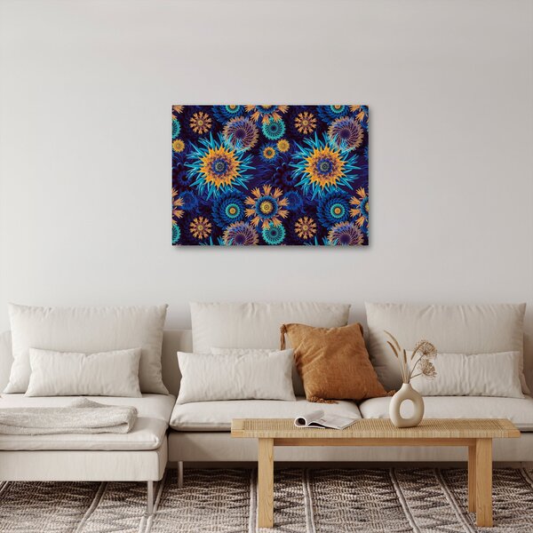 Obraz - kwiaty 3D (70x50 cm)