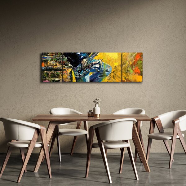 Obraz saksofonisty (170x50 cm)