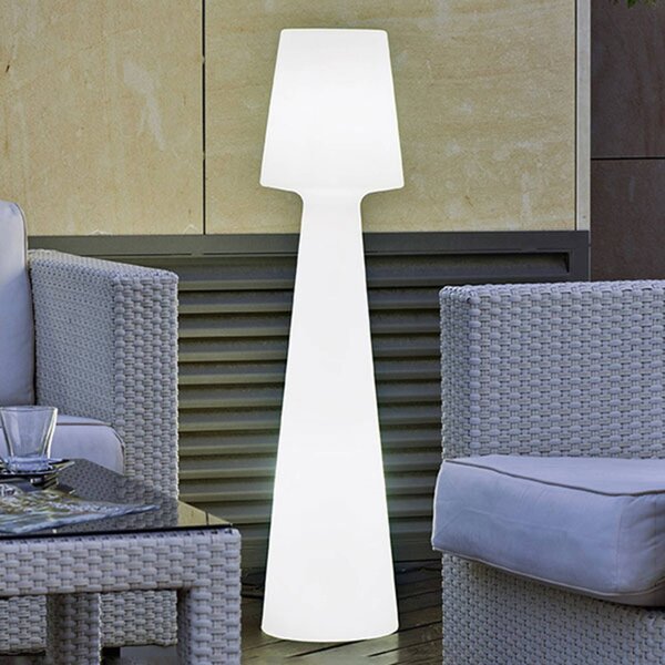 Newgarden Lampa stojąca Lola wysokość 110 cm ciepła biel, biały / opal, tworzywo sztuczne, nowoczesny