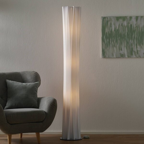 Slamp Lampa stojąca designerska Bach, możliwość ściemniania, biały / opal, salon / jadalnia, tworzywo sztuczne, design