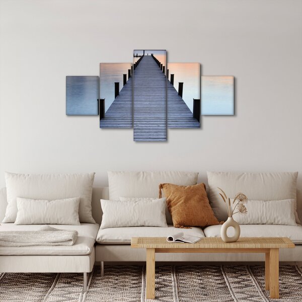 Obraz - Molo nad jeziorem Starnberger, Bavaria, Germany (125x70 cm)