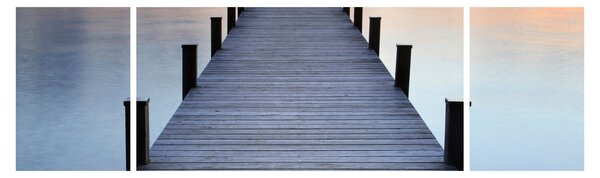 Obraz - Molo nad jeziorem Starnberger, Bavaria, Germany (170x50 cm)