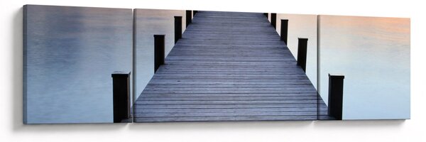 Obraz - Molo nad jeziorem Starnberger, Bavaria, Germany (170x50 cm)