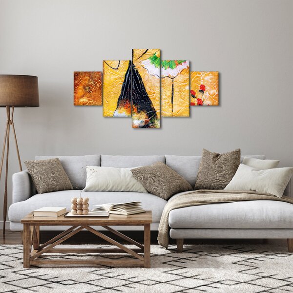 Obraz - Tańczące baletnice, obraz olejny (125x70 cm)