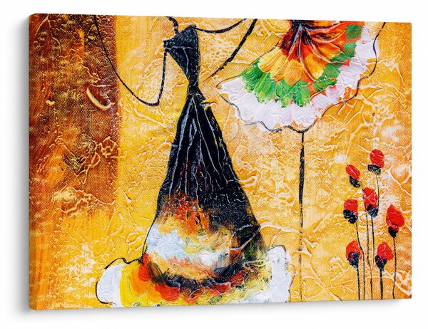 Obraz - Tańczące baletnice, obraz olejny (70x50 cm)