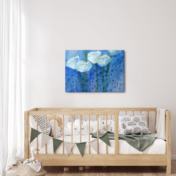 Obraz - Białe tulipany (70x50 cm)