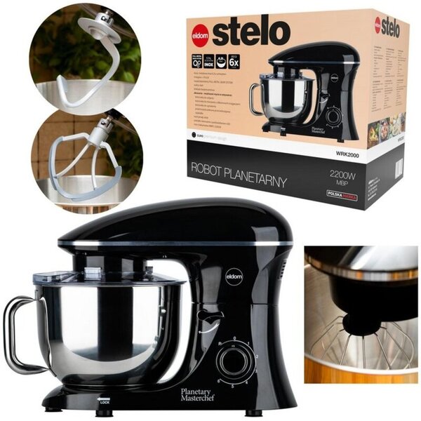 Robot planetarny ELDOM WRK2000 Stelo Czarny