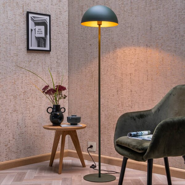 Lucide Lampa stojąca Siemon, zielony, salon / jadalnia, metal, nowoczesny