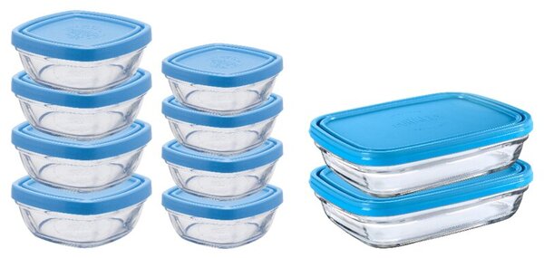 Zestaw pojemników DURALEX Freshbox Baby 10szt