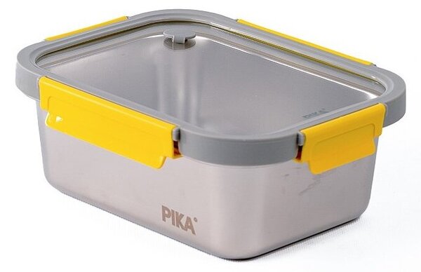 Pojemnik stalowy PIKA MetalShock 1780 ml Srebrno-przezroczysty