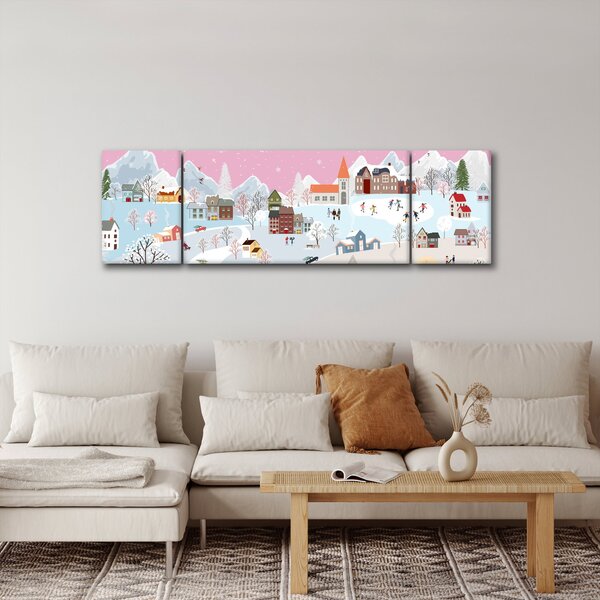 Obraz - Magiczna zima (170x50 cm)