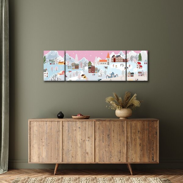 Obraz - Magiczna zima (170x50 cm)
