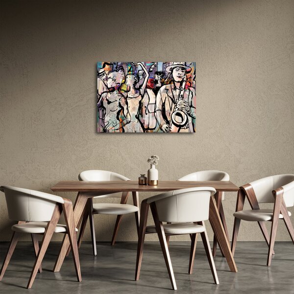 Obraz - Jazzowa noc (70x50 cm)