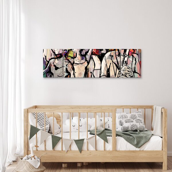 Obraz - Jazzowa noc (170x50 cm)