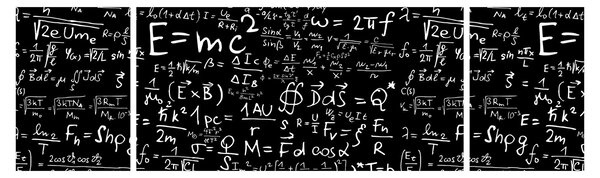 Obraz - Matematyka (170x50 cm)