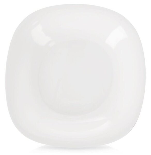 Talerz obiadowy głęboki szklany LUNA 21 cm, 500 ml
