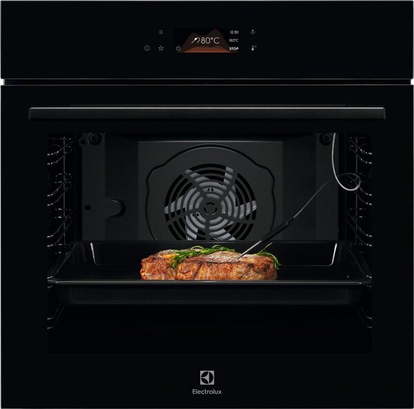Piekarnik ELECTROLUX Seria 700 MealAssist LOE8H39Z Czarny Elektryczny A+