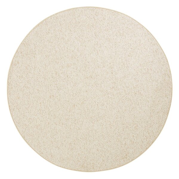 Kremowy okrągły dywan ø 133 cm Wolly – BT Carpet