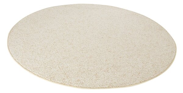 Kremowy okrągły dywan ø 133 cm Wolly – BT Carpet