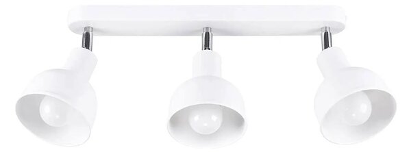 Biała potrójna lampa sufitowa reflektorowa - A624 F4-L59