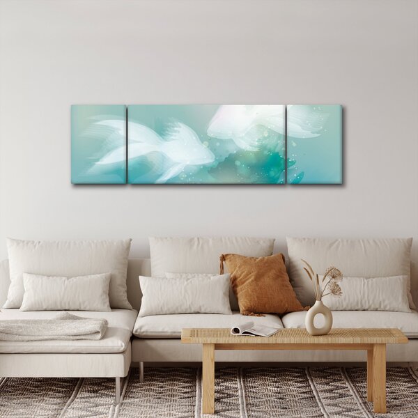 Obraz - Rybki (170x50 cm)