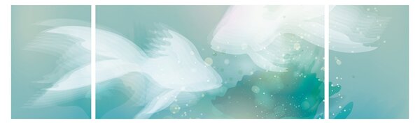 Obraz - Rybki (170x50 cm)