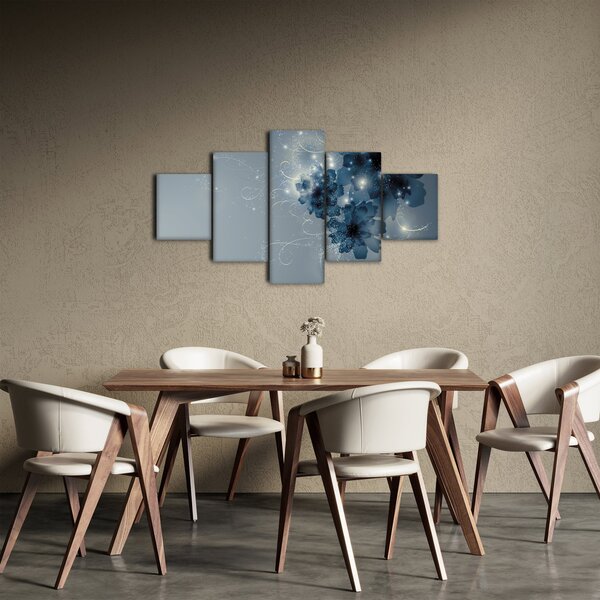 Obraz - Delikatne kwiaty (125x70 cm)