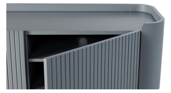 Szaroniebieska szafka pod TV 180x55x40 cm Willa – MOME
