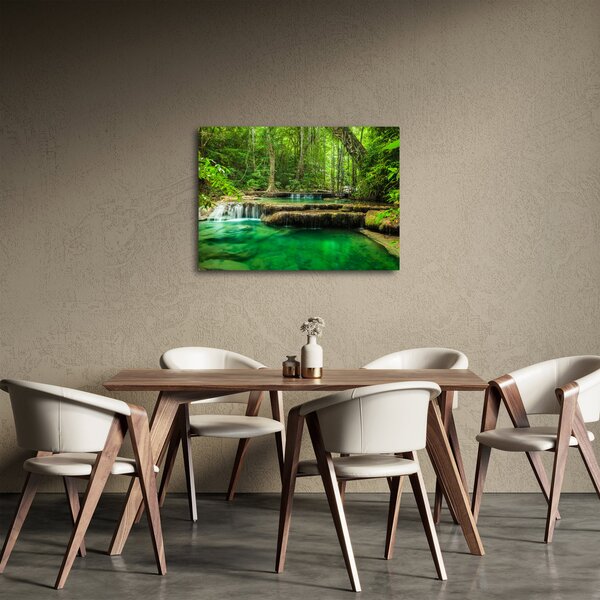 Obraz - Wodospad Erawan w Kanchanaburi, Tajlandia (70x50 cm)