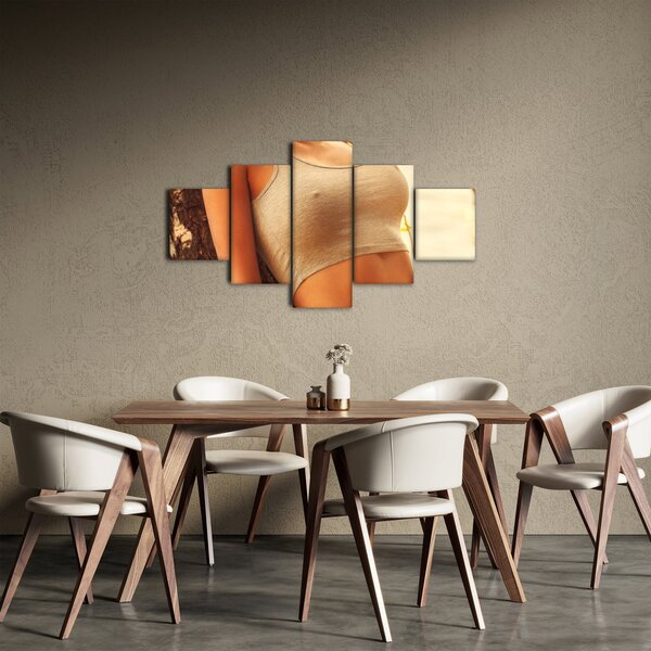 Obraz - Kobieta przy drzewie (125x70 cm)