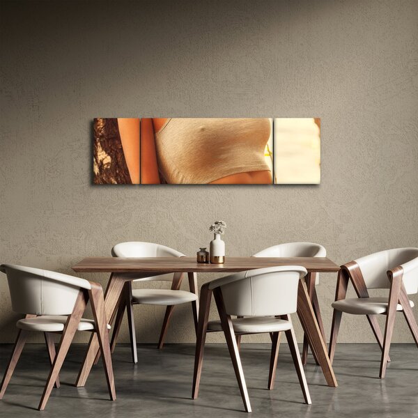 Obraz - Kobieta przy drzewie (170x50 cm)