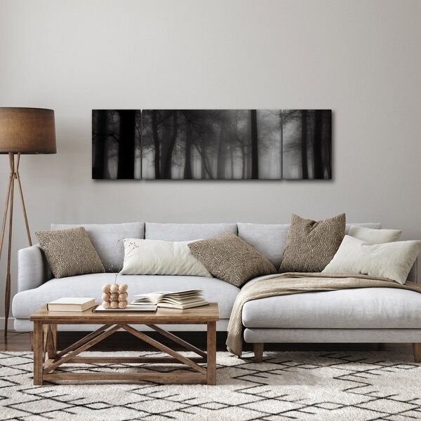 Obraz - Las we mgle (170x50 cm)