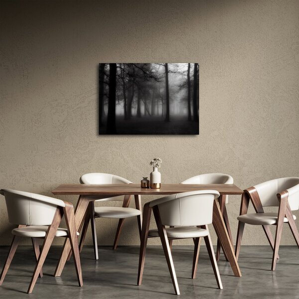 Obraz - Las we mgle (70x50 cm)
