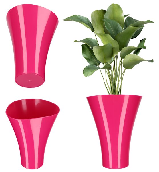 Doniczka na kwiaty Meria 17 cm, fuksja