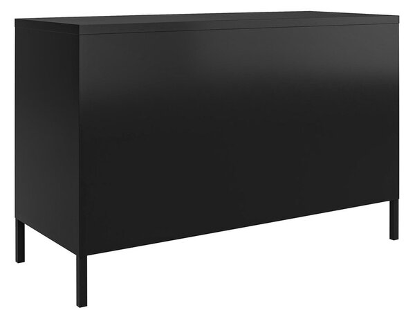 Czarna metalowa szafka 100x64x40 cm Mission District – Støraa