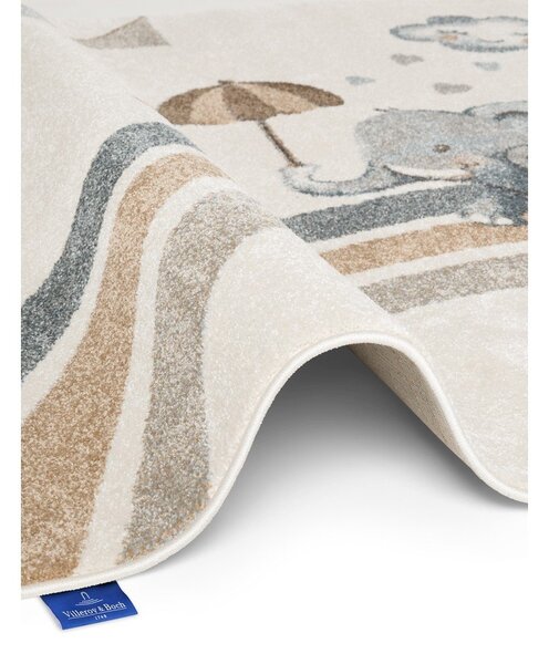 Kremowy dywan dziecięcy 120x170 cm Walk like an Elephant Rainy Party – Villeroy&Boch