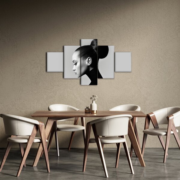 Obraz - Profil pięknej kobiety (125x70 cm)