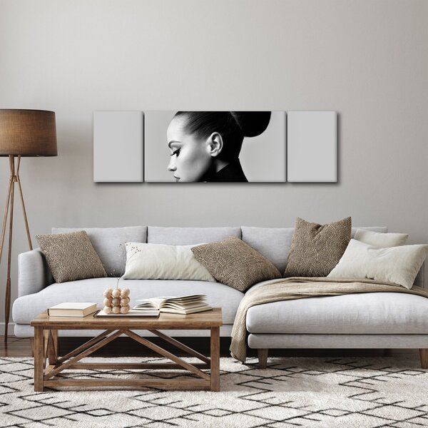Obraz - Profil pięknej kobiety (170x50 cm)
