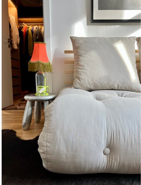 Sofa rozkładana z lnianym obiciem Karup Design Shin Sano Natural/Linen
