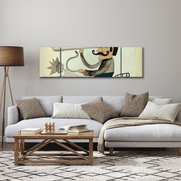 Obraz - Astronom na rowerze (170x50 cm)