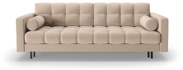 Beżowa rozkładana sofa ze schowkiem 222 cm Bali – Cosmopolitan Design