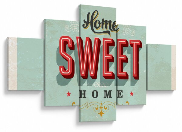 Obraz - Home sweet home (125x70 cm)