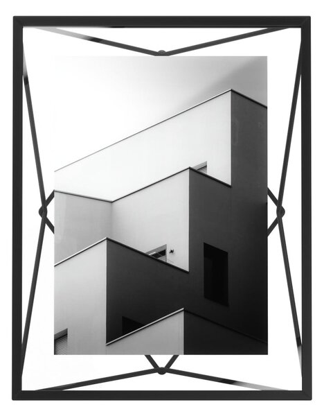 Czarna metalowa ramka stojąca/ścienna 23x18 cm Prisma – Umbra